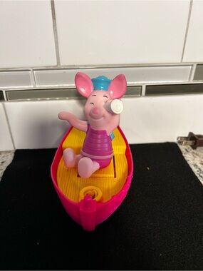 Vintage Piglet Boat Winnie the Pooh Toy
